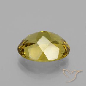 Apatita Outono Amarelo Natural 5.95ct, oval, VS