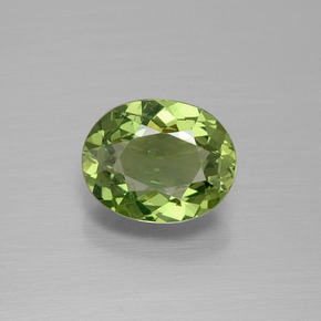 Apatita verde quente Natural 1.88ct, Corte Oval, VS