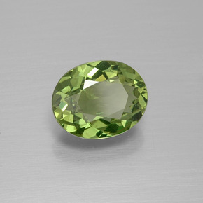Apatita verde quente Natural 1.88ct, Corte Oval, VS