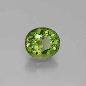 Apatita verde natural 1,80ct, corte oval, VS