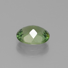 Apatita verde natural 1,39ct, corte oval, VVS-VS