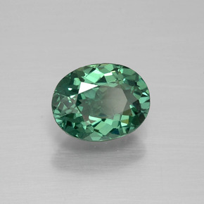 Apatita Verde Natural 1.37ct, Corte Oval, VS
