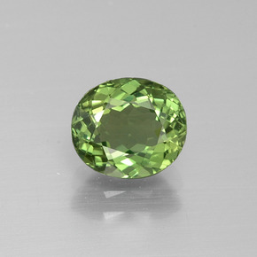 Apatita Verde médio Natural 1.49ct, Corte Oval, VS