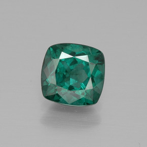 Apatita verde natural 1,16ct, almofada cortada, VS