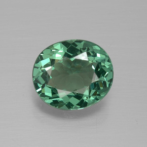Apatita Verde Natural 1.53ct, Corte Oval, VS