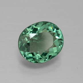 Apatita Verde Natural 1.53ct, Corte Oval, VS