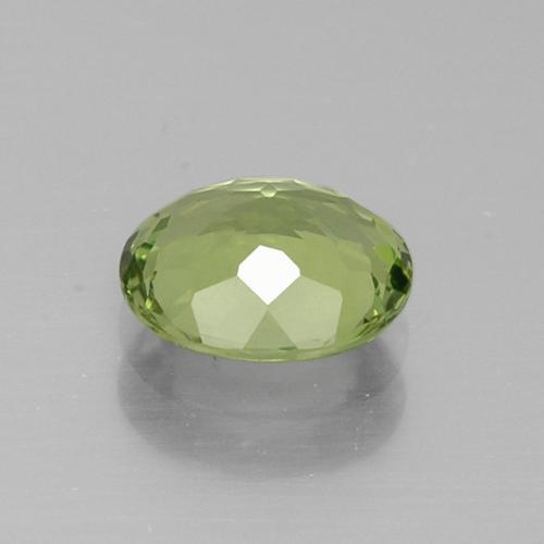 Apatita verde quente Natural 1.08ct, Corte Oval, VS