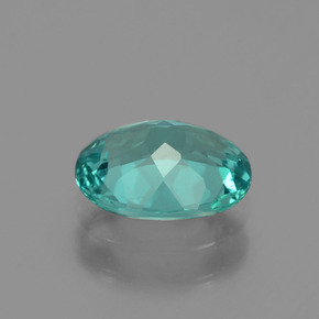 Apatita verde natural 1,28ct, corte oval, VVS