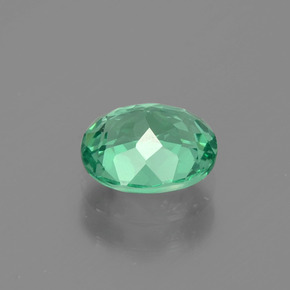 Apatita verde natural 1,17ct, corte oval, VVS-VS