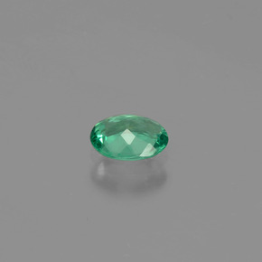 Apatita verde natural 0,59ct, corte oval, VVS-VS