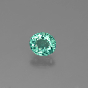 Apatita Verde Natural 0.46ct, Corte Oval, VS