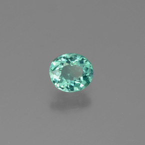 Apatita Verde Natural 0.46ct, Corte Oval, VS