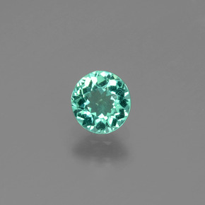 Apatita Verde Natural 0.57ct, Corte Redondo, VVS-VS