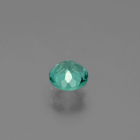 Apatita Verde Natural 0.57ct, Corte Redondo, VVS-VS