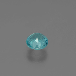 Apatita verde natural 0,61ct, corte redondo, VS