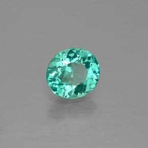 Apatita Verde Natural 1.10ct, Corte Oval, VVS-VS