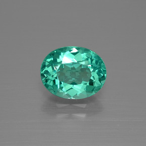 Apatita Verde Natural 1.98ct, Corte Oval, VS