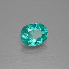 Apatita verde natural 1,74ct, corte oval, VVS