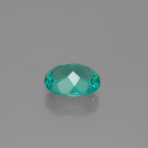 Apatita verde natural 1,74ct, corte oval, VVS