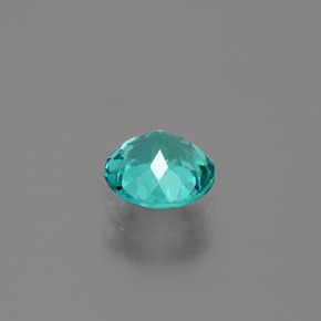 Apatita verde natural 0,88ct, corte redondo, VS