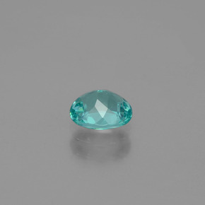 Apatita azul natural 0,70ct, corte oval, VS