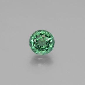 Apatita verde natural 1,02ct, corte redondo, VVS-VS