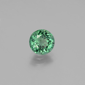 Apatita verde natural 1,02ct, corte redondo, VVS-VS