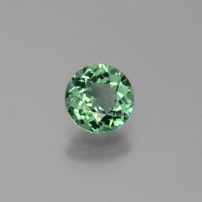 Apatita verde natural 0,88ct, corte redondo, VVS-VS