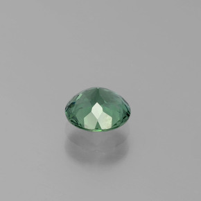 Apatita verde natural 0,88ct, corte redondo, VVS-VS