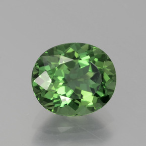 Apatita verde natural 1,72ct, corte oval, VS