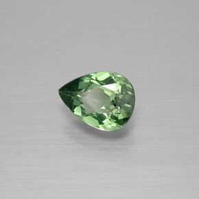 Apatita Azul verde Natural 0.66ct, Formato de pêra, VVS-VS