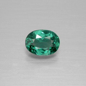 Apatita verde natural 0,76ct, corte oval, VS