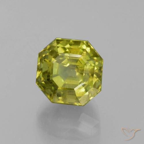 Apatita Verde Floresta Quente Natural 11.26ct, Corte Octógono / Esmeralda, VS-SI