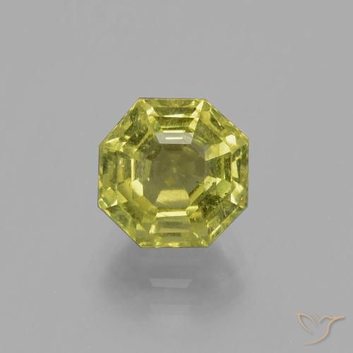 2.82ct Natural Luz verde Apatita, Corte Esmeralda, VS-SI