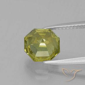 Apatita Luz verde Natural 2.82ct, Corte Octógono / Esmeralda, VS-SI