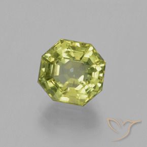 Apatita Luz verde Natural 3.36ct, Corte Octógono / Esmeralda, VS