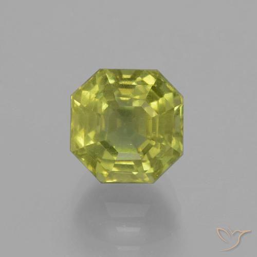 4.14ct Natural Luz verde Apatita, Corte Esmeralda, VS-SI