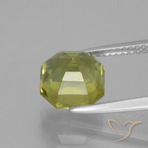 Apatita Luz verde Natural 4.14ct, Corte Octógono / Esmeralda, VS-SI