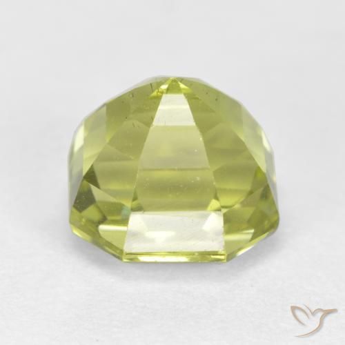Apatita Luz amarela Natural 3.03ct, Corte Octógono / Esmeralda, VS