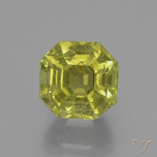6.28ct Natural Verde Terroso Quente Apatita, Corte Esmeralda, VS