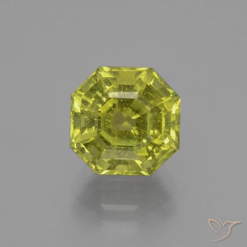4.51ct Natural Luz verde Apatita, Corte Esmeralda, VS-SI