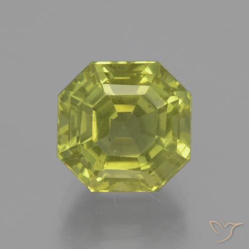 6.16ct Natural Verde Floresta Quente Apatita, Corte Esmeralda, VS-SI