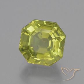 Apatita Verde Floresta Quente Natural 6.16ct, Corte Octógono / Esmeralda, VS-SI