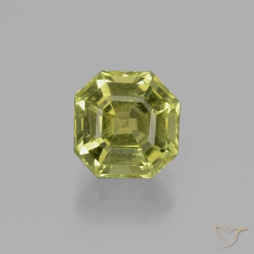 2.61ct Natural Verde Floresta Quente Apatita, Corte Esmeralda, VS