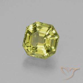 Apatita Verde Floresta Quente Natural 2.61ct, Corte Octógono / Esmeralda, VS