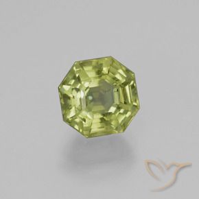 Apatita Verde Terroso Quente Natural 2.31ct, Corte Octógono / Esmeralda, VS-SI