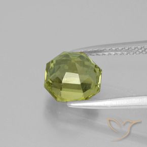 Apatita Verde Terroso Quente Natural 2.31ct, Corte Octógono / Esmeralda, VS-SI