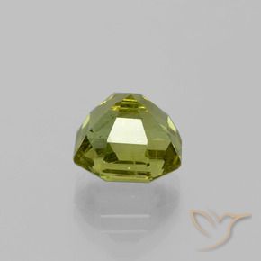 Apatita Verde amarelado Natural 4.01ct, Corte Octógono / Esmeralda, VS-SI