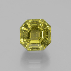 Apatita verde natural 5,11ct, corte esmeralda, VS-SI