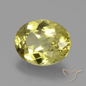 Apatita Amarelo Abacaxi Natural 4.67ct, oval, VS